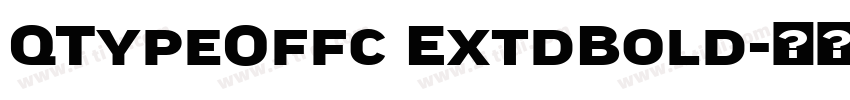 QTypeOffc ExtdBold字体转换